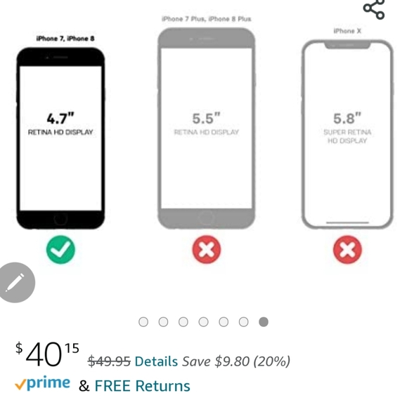 Outer box iPhone 📱  7 and 8 - Picture 2 of 6